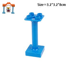 Big Building Blocks Slide Stair Swing Seesaw Ferris Wheel Series Compatible Duploe Large Brick Children Educational Toy Kid Gift