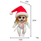 Horror Ghost Baby Hanging Doll Halloween Bar Ghost Courtyard Horror Doll Prop Ghost Festival Happy Halloween Day 2025 Decoration