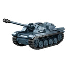 World War Army Military Soldiers Armor Halftrack Main Station Tank Building Blocks Bricks Model DIY Assembly Toys For Kids