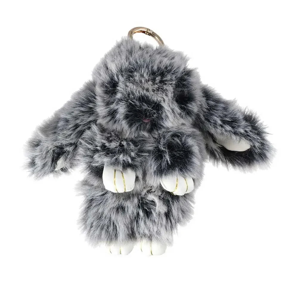 Pendant Plush Toy Bags Pendant Jewelry Ornament Fluffy Toy Doll Plush Bunny Keyring Plush Bunny Keychain Rabbit Fur Keychain