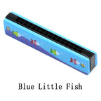 Children Wooden Harmonica Musical Instrument Toys Music Teaching Aids Puzzle Early Education Kindergarten Beginners TMZ