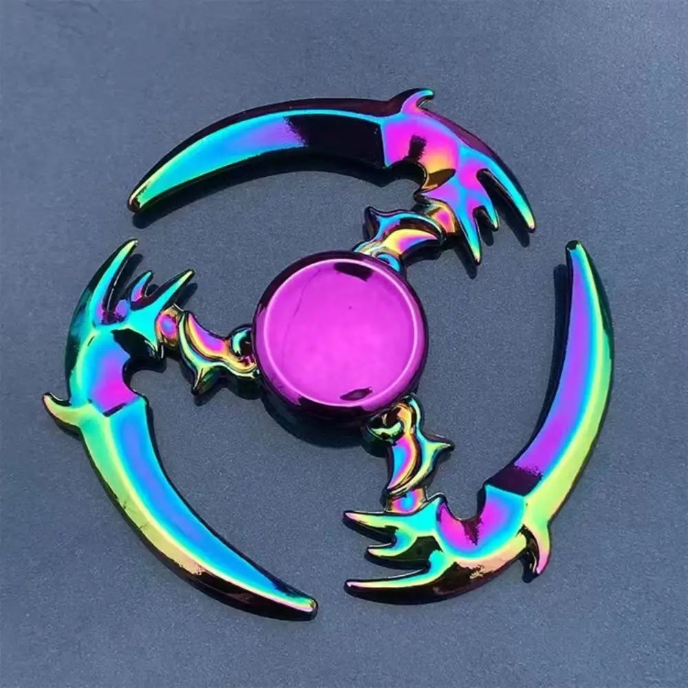 Dragon Wings Hand Spinner Alloy Low Noise Metal Rainbow Finger Spinner Anti-Anxiety High Speed Fingertip Gyro Birthday Gift