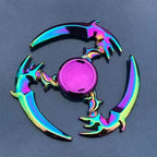 Dragon Wings Hand Spinner Alloy Low Noise Metal Rainbow Finger Spinner Anti-Anxiety High Speed Fingertip Gyro Birthday Gift