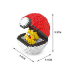 75 Style Pokemon Building Blocks Assembly Anime Picachu Charizard Doll Blastoise Bulbasaur Gengar Bricks Toy for Kid Gift