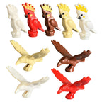 MOC Animal Scene Building Blocks Zoo Ducks Cat Dog Penguin Eagle Dove Wolf Bear Deer Shark Snake Mice Sheep DIY Toys Bricks K055