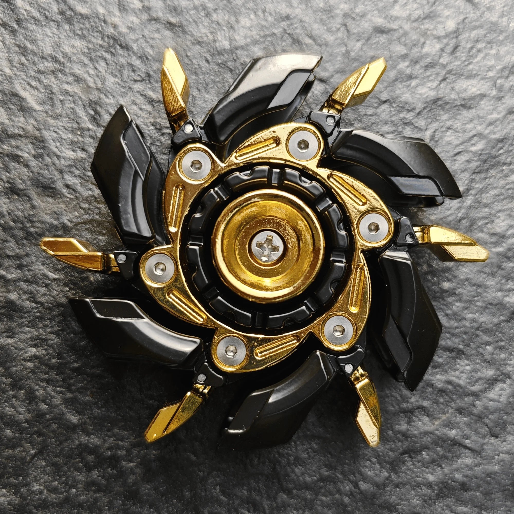 EDC Fidget Sliders Fidget Toys Stress Relief For Adults Magnetic Metal Fidgety Mood Buster Open Armor Spinning TopFidget Toys