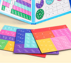 Magnetic Fraction Puzzles for Math Mastery Montessori Enlightenment with Fun Arithmetic Teaching Aid Cognitive Educational Toys