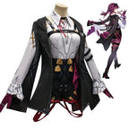 Honkai Star Rail Cosplay Costume Honkai Kafka Cosplay Costume Helloween Party Suit with Wig Kafka Outfit Uniform