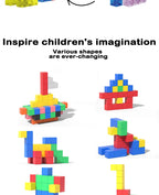 Magnetic Cubes Building Blocks Toys STEM Educational Construction Play Sensory Learning For Toddlers Kids Early Development