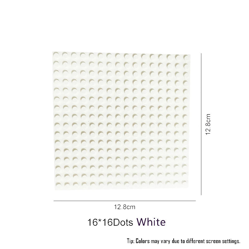 Baseplates 32x32 16x32 Dots Classic Base Plates MOC Bricks City Dimensions Building Blocks Figures Construction Toys