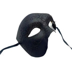 Halloween Costume Party Masquerade Male Masquerade Half Face Adult Phantom Of The Opera Retro Prince One-eyed Mask