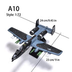 1 Piece DIY Puzzle Building Blocks Military Model Assemble Collection Toys F14 F35 B2 Fighter AH64 Helicopter Model Ornament Toy