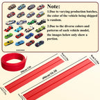 Net Bag/Box 13Ft/16.3Ft Flexible Track Toy & Mini Car DIY Competitive Rail Vehicle Game Educational Gift for Children Christmas