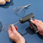 1 Wireless Electric Food Mixer, Portable 3-Speed Hand Mixer, Baking Dough and Cake Cream Mixer, Kitchen Tool