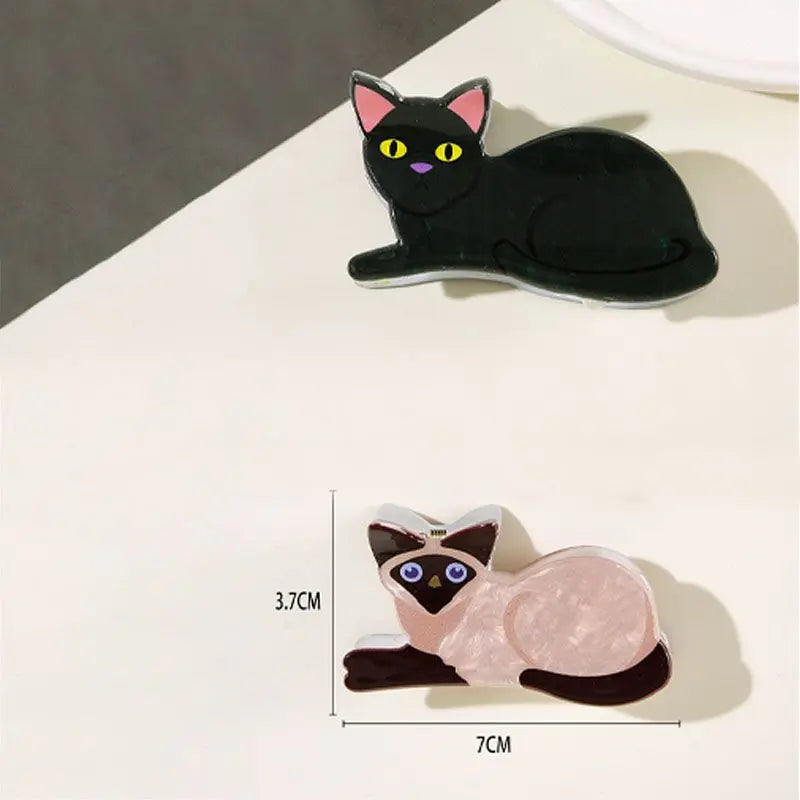 1/2/3/5pcs cat hairpin lady cute little hairpin short long hair hairpin for daughter lover girl school partner