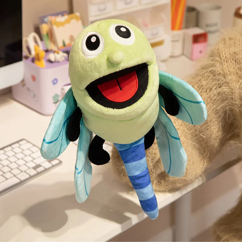 Insect Plush Hand Puppet Storytelling Bee Ladybird Butterfly Soft Stuffed Plush Toys Early Education Hand Finger Story Puppet