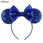 2026 Chic Embroidery Sequin Ears Headband Classical DOT Bow Hairband For Girls Women Party Head Wear Kids DIY Hair Accessories