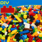 300/500/1000 DIY Creative Building Blocks Bulk Set Urban Classic Blocks Assembled Birthday Gift Children's Educational Toys