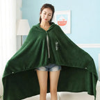 Attack on Titan Blanket Cloak Shingeki No Kyojin Survey Corps Cloak Cape Flannel Cosplay Costume Hoodie