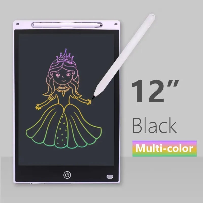 12 inch LCD Early coaching board light energy drawing board Colorful children's electronic handwriting board Birthday gift