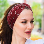 1pc Headband For Women Stretchy Wide Hair Band Knotted Headband For Yoga Running Sports Sweatband Women Girls Hair Accessories