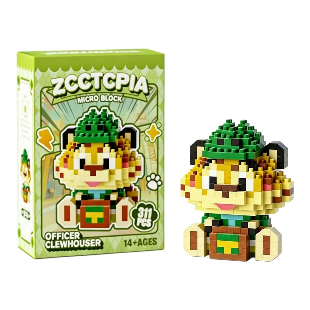 Disney Zootopia Small LinaBell Building Blocks Judy Nick Model Donald Duck Education Lotso Toys Mickey Mouse For Kids Birthday