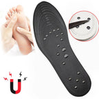 18 magnets Unisex Magnetic Therapy Massage Insoles Foot Acupressure Shoe Pads Therapy Slimming Insoles for Weight Loss