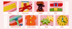 Toddler Montessori Busy Board Activities Education Toys Basic Dress Motor Skills Baby Travel Learning Toys For Christmas Gift