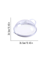 Microwave food splash proof cover, household oven heating cover, plate transparent cover, handle, cooking utensils accessories