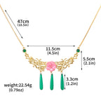 Anime The Apothecary Diaries Maomao Cosplay Necklace Earrings for Women Girls Accessories Halloween Gift