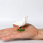 Simulation Bird Animal Kingfisher Robin Magpie Pigeon Hummingbird Model Action Figure Garden Decoration Miniature Figurines Toys