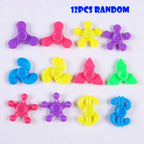 12/24PCS for Kids Boys Girls Random Mini Finger Gyro Toys Fidget Spinners Sensory Stress Toys Hand Spinner Party Favors Gifts