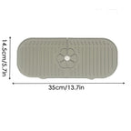 Kitchen Faucet Splash Pad Silicone Sink Faucet Splash Guard Mat Sponge Drain Pad Countertop Protector for Kitchen Bath Gadgets