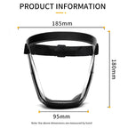 Work Protection Mask Transparent Facial Shield Transparent Facial Protector Face Protective Screen Kitchen Accessories Gadgets
