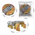 New creative decompression  drop resistant fingertip Rotational gyroscope mechanical deformation robot children's toy Boy Gift