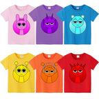 Sprunkis Boys Girls Child T Shirt Clothes Tops Children's Clothing Summer Cute Cotton Short Sleeve Tee New Kids Birthday Gifts