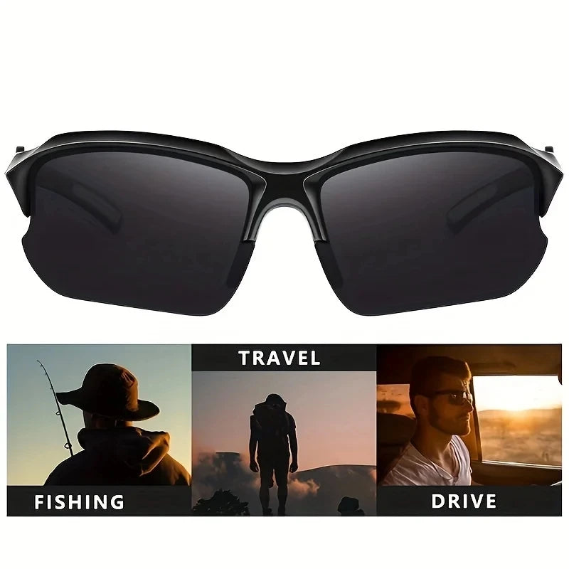 Polarized Hiking Fishing Camping Cycling Sunglasses Fashion UV400 Climbing Driving Golf Travel Glasses