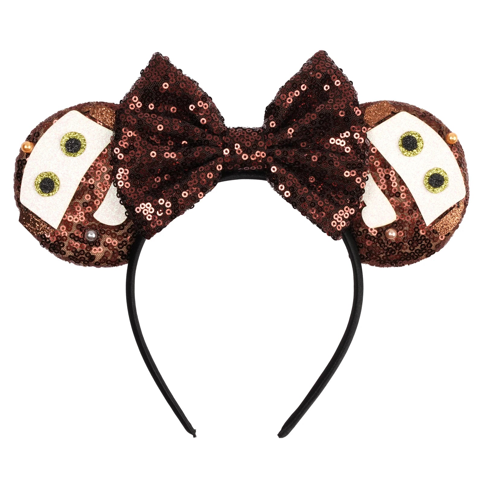 Disney Pixar Cars Kawaii Ear Headbands for Adults Lightning McQueen Hairband Cars on The Road Headwear Girl Bow Hair Accessories