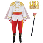 Kids Boys Prince Costume Children Carnival Cosplay Dress Up Prince Charming Costumes Child Halloween Royalty Roleplay Clothes