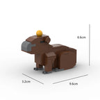 Animal Series 62Pcs MOC Bricks Cat Figires DIY Building Blocks Kids Education Toys For Children Birthday Gift