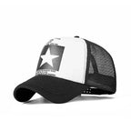 Fashion Mesh Snapback Baseball Cap for Casual Outdoor Comfort
