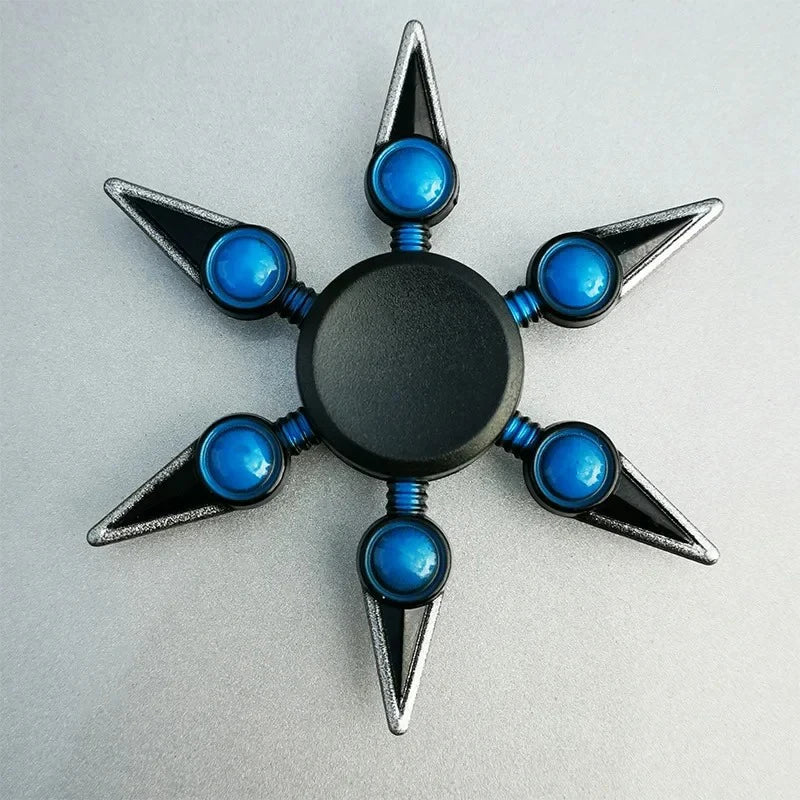 Creative Fidget Spinner Tri Spinner Zinc Alloy Ninja Shuriken Sharingan Hand Spinner Finger Stress Reliever Toys Gifts