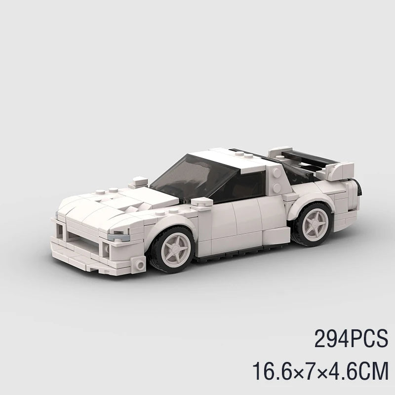 City Technical Speed World Famous Car Building Blocks Racing Fast And Furious Moc Brick Vehicle A80 Supra V2 Toys Kid