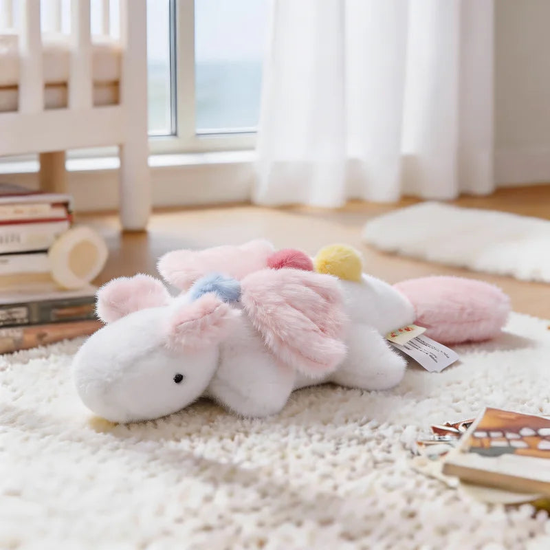 12 Colors 25cm 33cm Cute Fly Dargon Plush Toy Creative Colorful Dargon Soft Doll Work Buddy Sleep Soothing Doll Children Gift