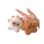 Cartoon Squeeze Capybara Plush Keychain Kawaii Plush Stuffed Soft Siamese Cat Keyring Toys Keyring Squeak Capibara Doll Kids