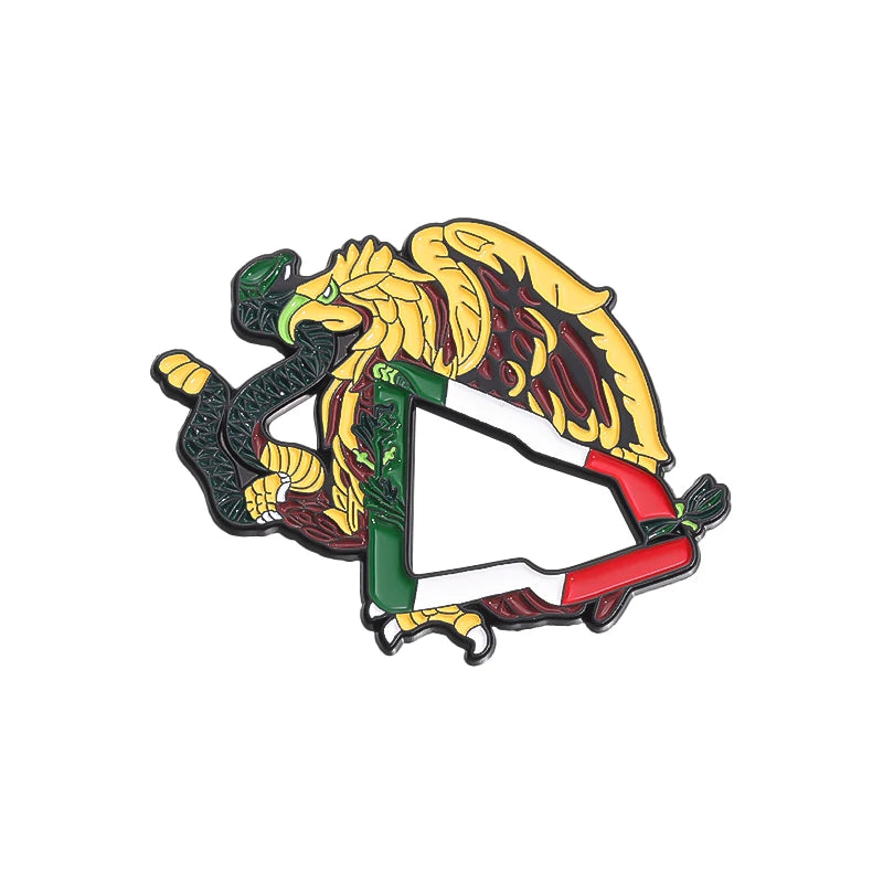 New Mexican Golf Hat Clip Marker Pins Eagle Pin Enamel Pins Baseball Cap Clip Metal Accessories Hat Pin Badge Party Jewelry Gift
