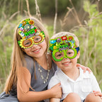 Plants vs. Zombies themed party decoration creativity, funny photography props, paper glasses set