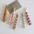 Korean Style Boho Phone Case Rope Keyring Bag Hanging Crochet Macrame Wristlet Phone Wristband DIY Craft Accessories