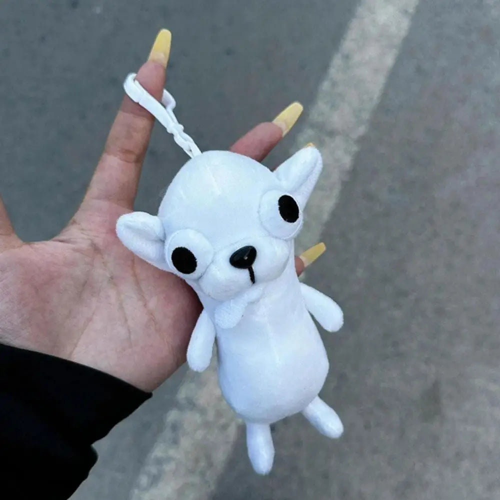 Cute Plush Pet Puppy Keychain Stuffed Animals Chihuahua Doll School Backpack Pendant Weird Cute Plush Puppy Pet Gift Kids Toy