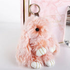 Pendant Plush Toy Bags Pendant Jewelry Ornament Fluffy Toy Doll Plush Bunny Keyring Plush Bunny Keychain Rabbit Fur Keychain
